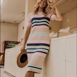 Roolee Emersyn Knit Midi Dress Size L